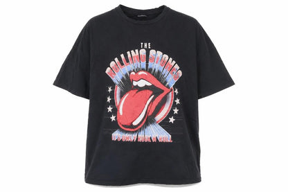 Front view of Bravado unisex black music t-shirt l - rock style