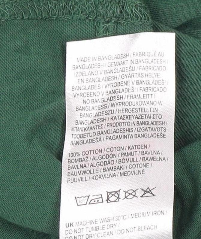 Lee Cooper Men's L Green Graphic Print T-Shirt