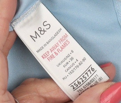 Marks and Spencer Blue Women's Active T-Shirt Size 8