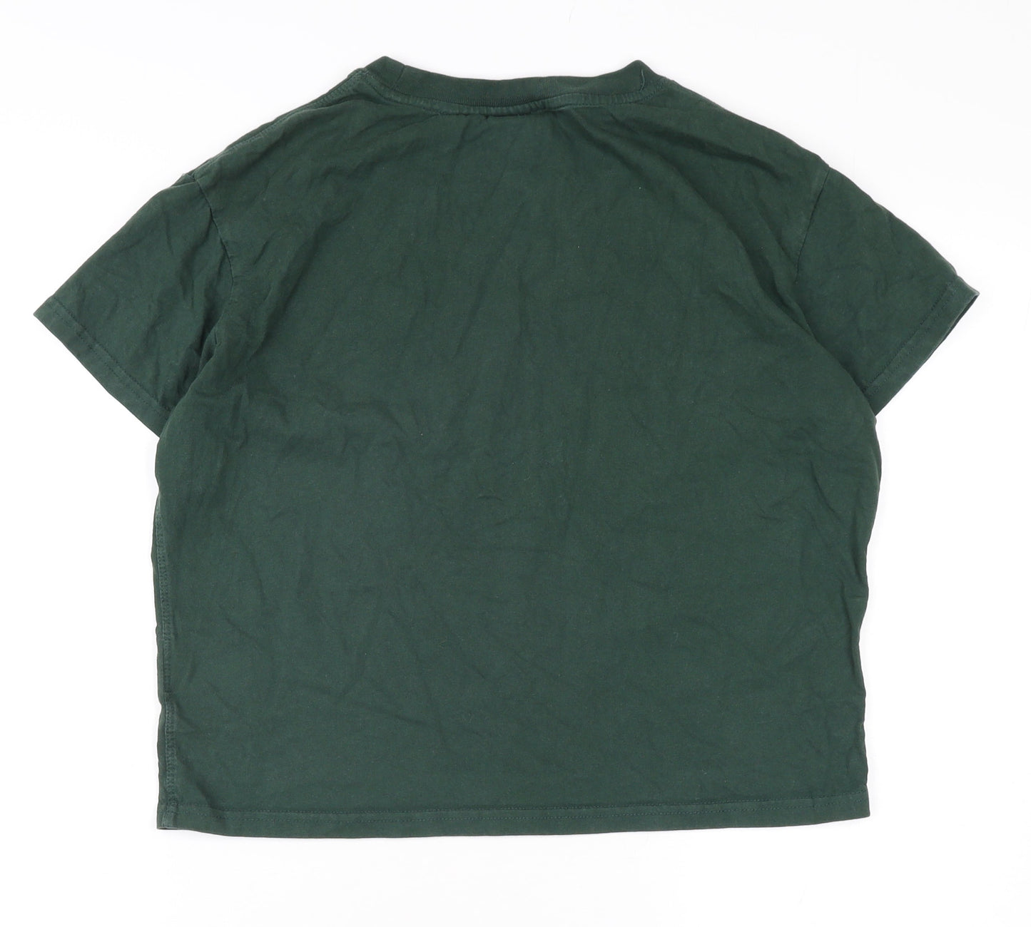 Womens UK Size 10 Superdry Green Jersey T-Shirt