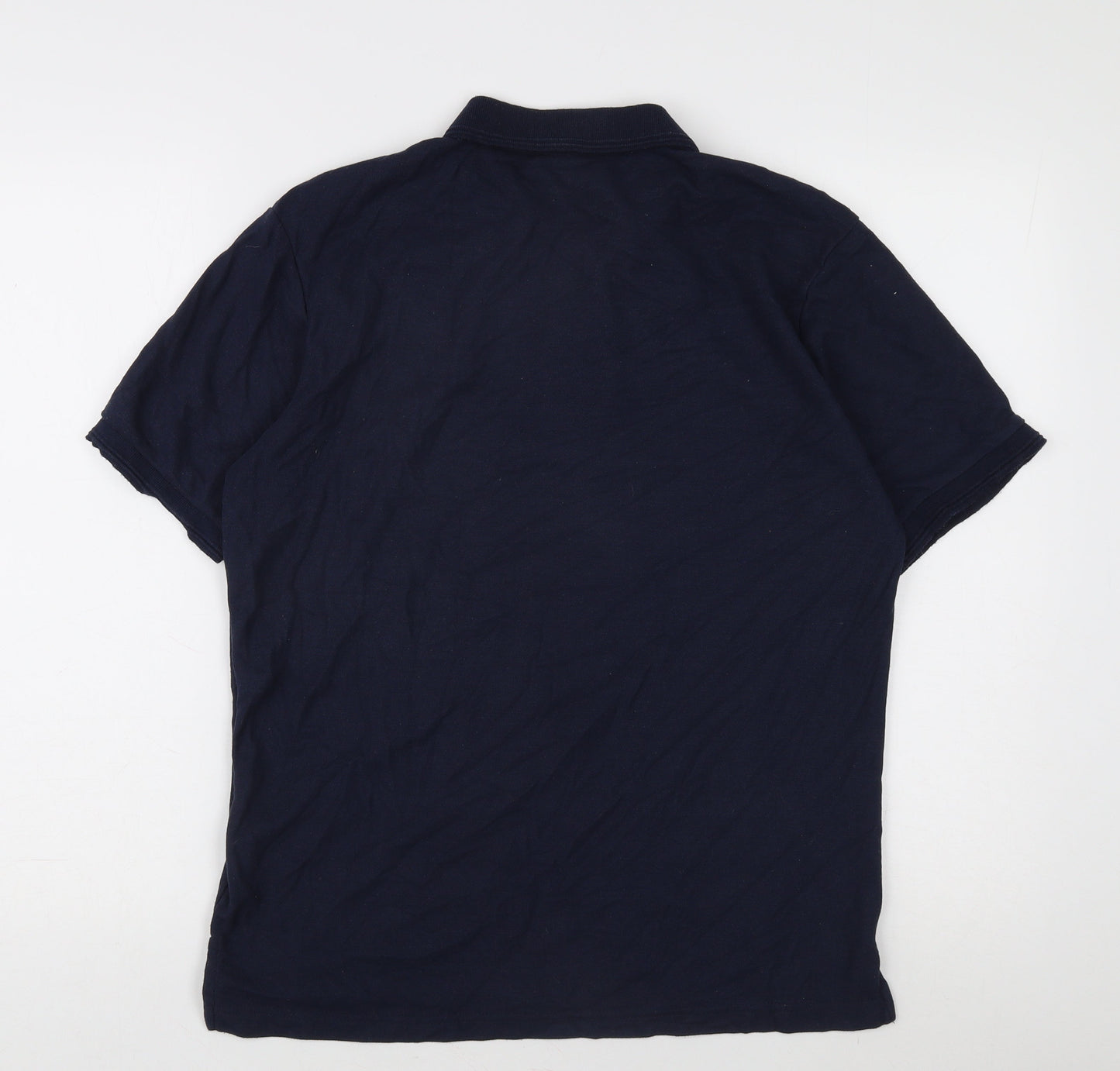 Slazenger Men's Blue Short Sleeve Polo M