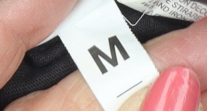 Baci & Abbracci Men's Black Polo in Size M with Logo