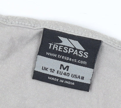 Womens UK Size 12 Trespass Beige Basic T-Shirt