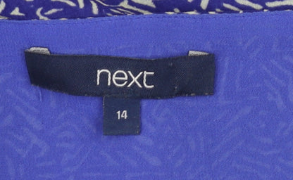 Womens UK Size 14 NEXT Blue Camisole Tank