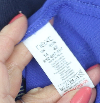 Womens UK Size 14 NEXT Blue Camisole Tank
