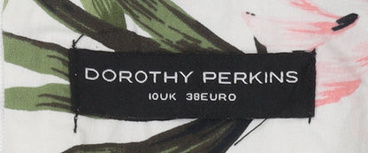 Dorothy Perkins Women's Floral A-Line Dress Size 10