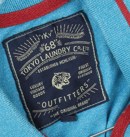 Tokyo Laundry Men's Blue Polo M