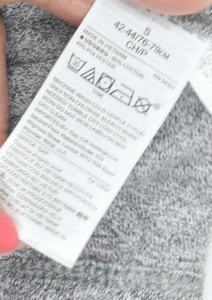 GAP Men's Grey Polo Shirt S Cotton Blend Casual