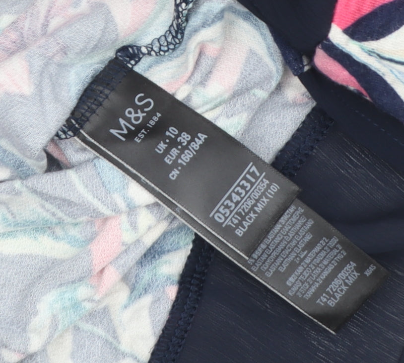 Womens UK Size 10 Marks and Spencer Multicoloured Tunic