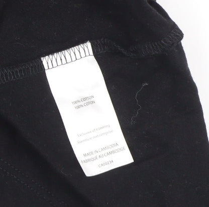 Hudson's Bay Women's Black Canada T-Shirt Size S