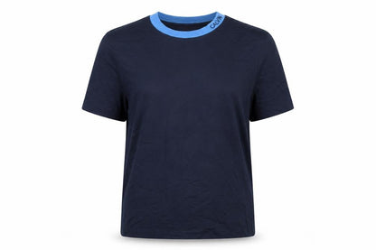 Unisex Adults UK Size XS Calvin Klein Blue Basic T-Shirt