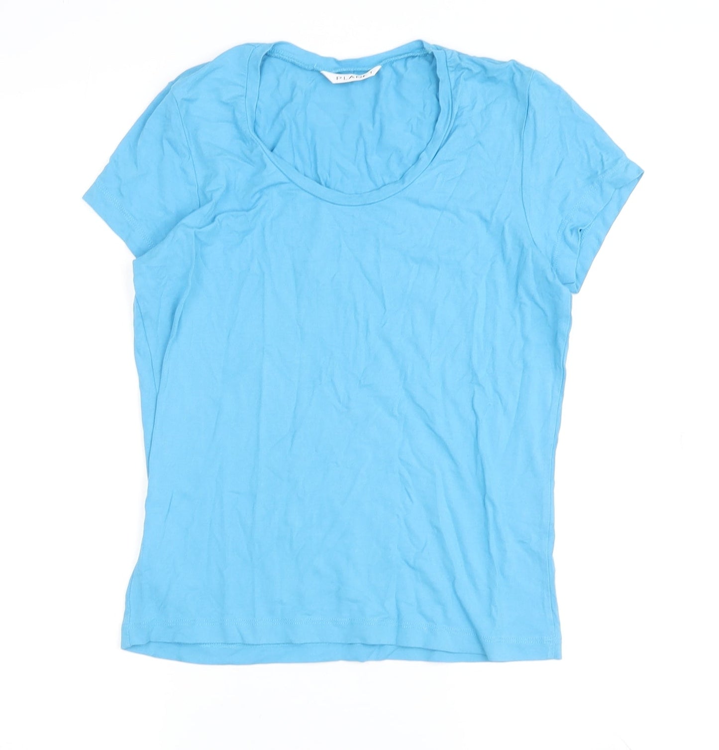 Planet Women's Blue Basic T-Shirt, Size 10