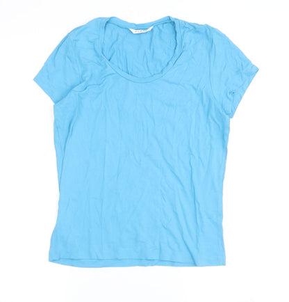 Planet Women's Blue Basic T-Shirt, Size 10