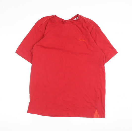 Slazenger Men's Red Crew Neck Medium T-Shirt