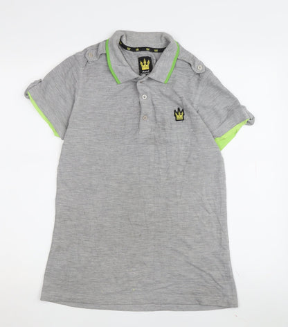 Mens UK Size S Beck & Hersey Grey  T-Shirt
