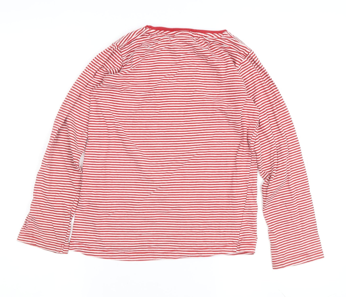 Disney Girls Red Minnie Mouse Striped Long Sleeve T-Shirt