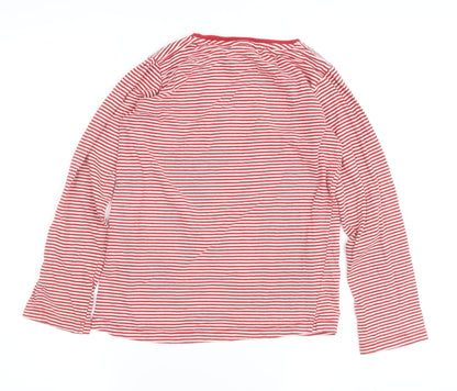 Disney Girls Red Minnie Mouse Striped Long Sleeve T-Shirt
