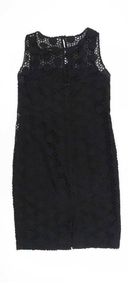 L.K. Bennett Women's Black Sleeveless Sheath Dress, Size 6