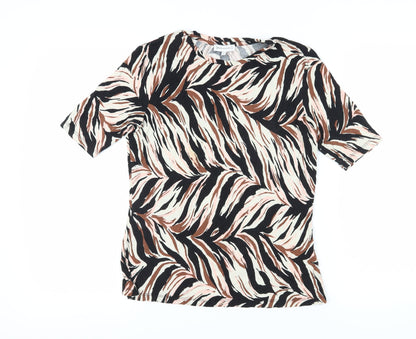 Warehouse Women's Multicoloured T-Shirt, Size 12