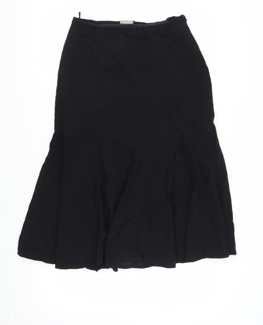 Marks and Spencer Women's Black Midi Skirt Size 12