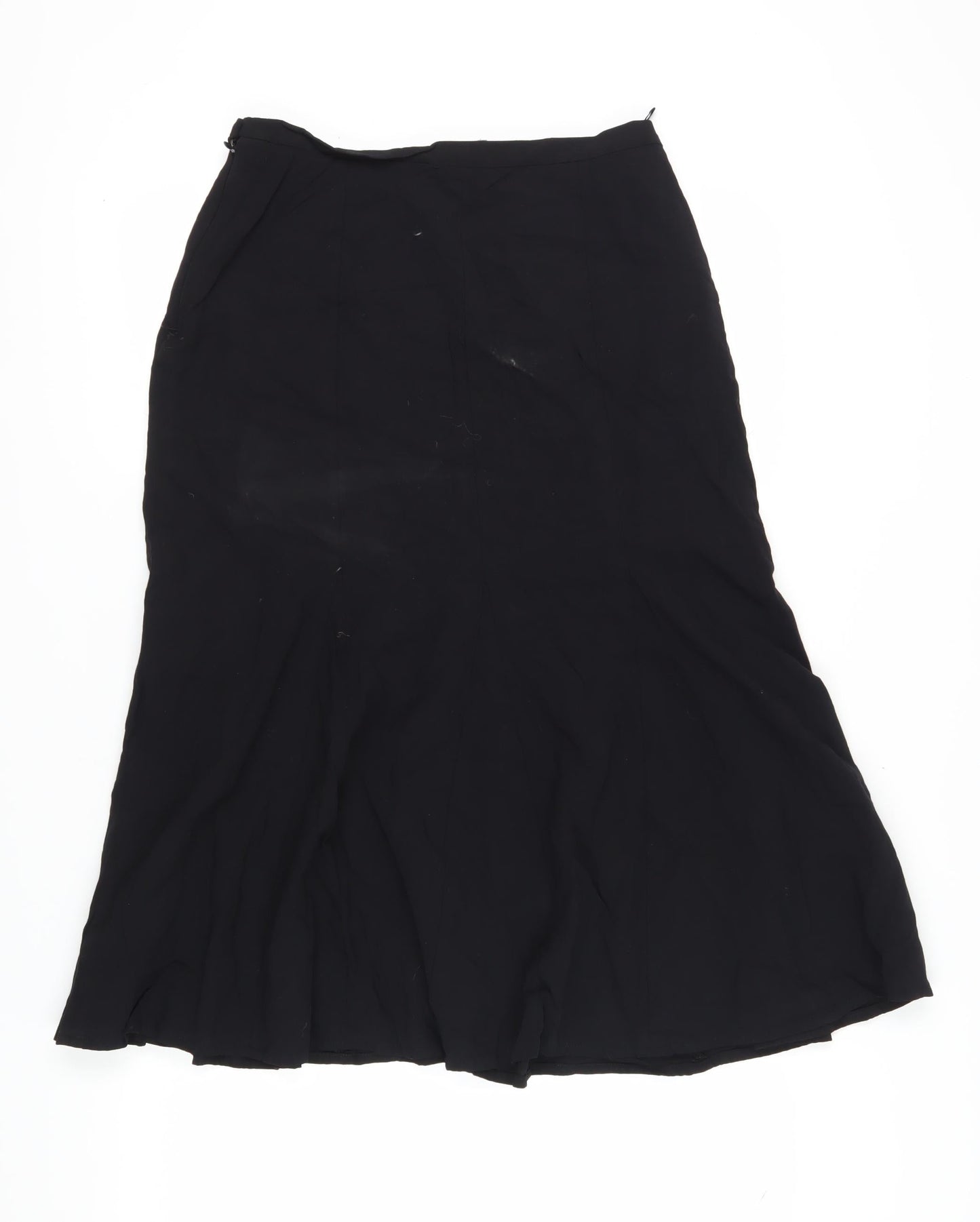 Marks and Spencer Women's Black Midi Skirt Size 12