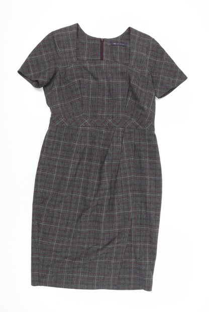 Marks and Spencer Women Grey Sheath Dress Size 12