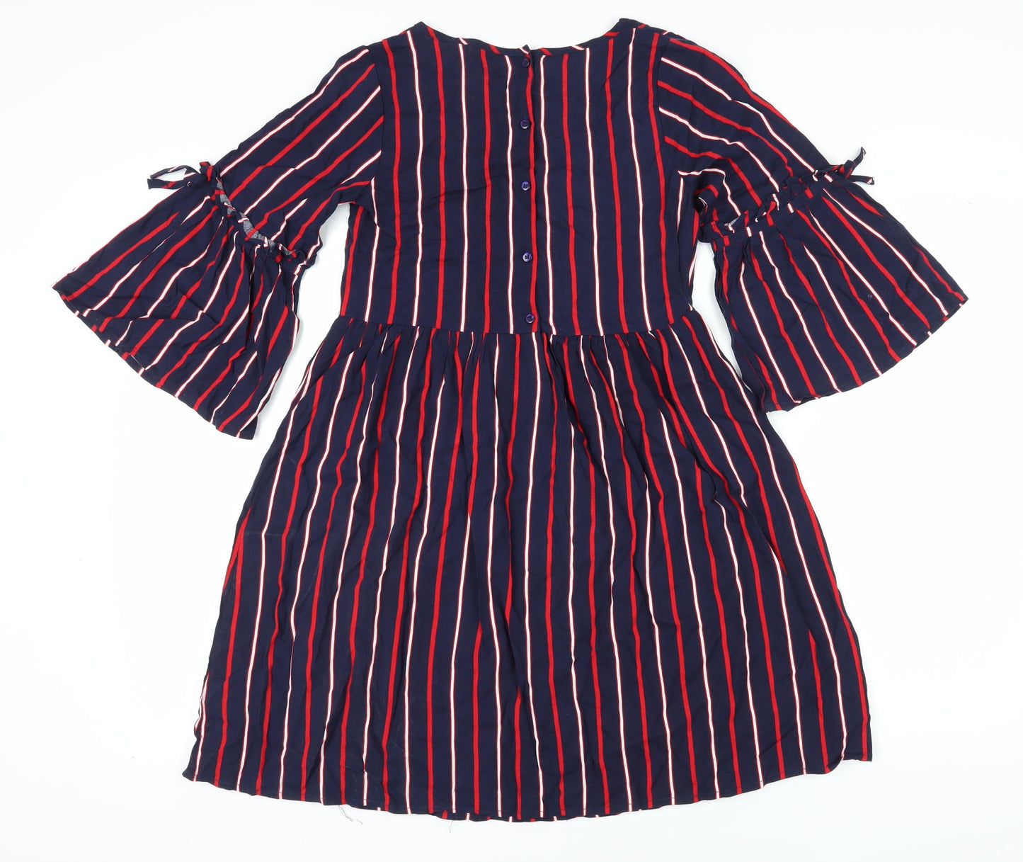 Next Girls Multicoloured Striped A-Line Dress 13 Years