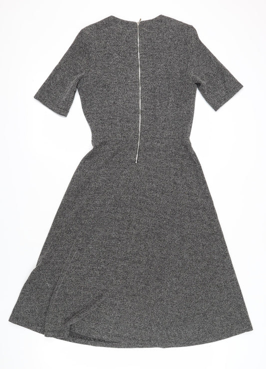 H&M Women's Black A-Line Dress Small