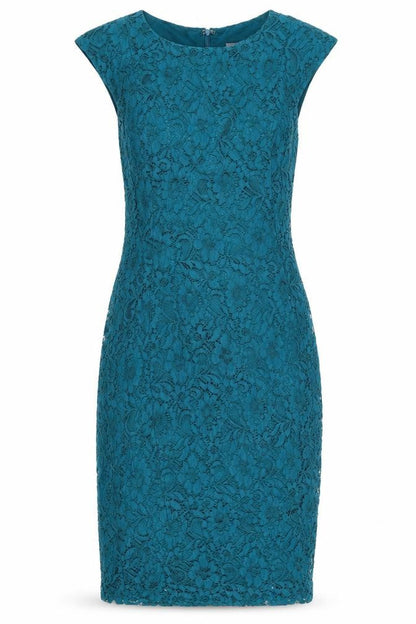 Apricot Women's Green Lace Sheath Dress S