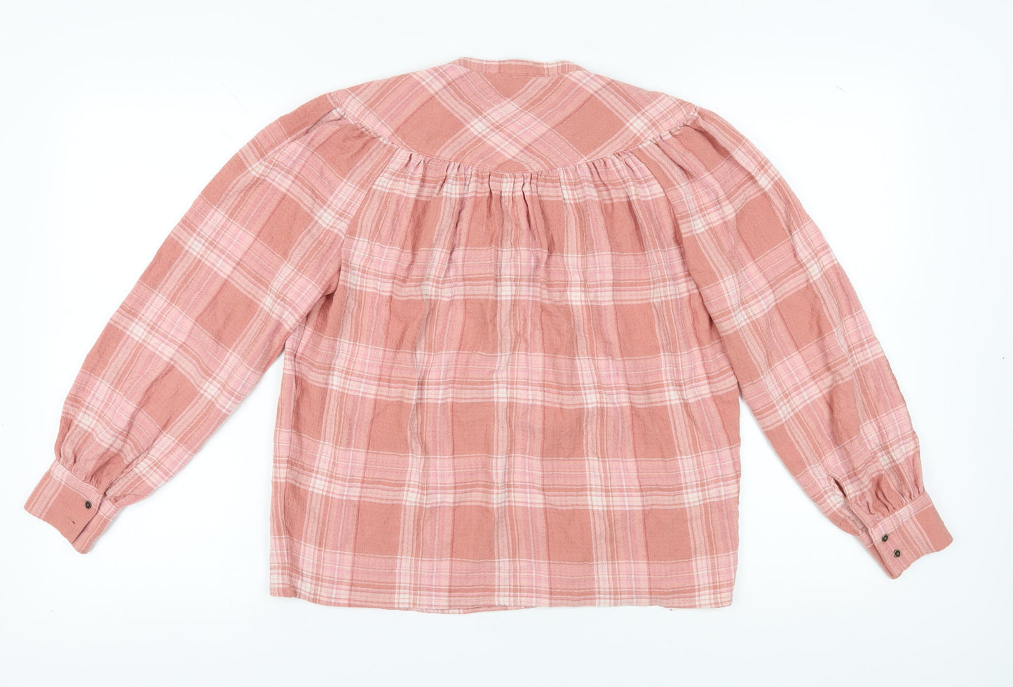 Womens UK Size 8 Fat Face Pink Tunic Blouse
