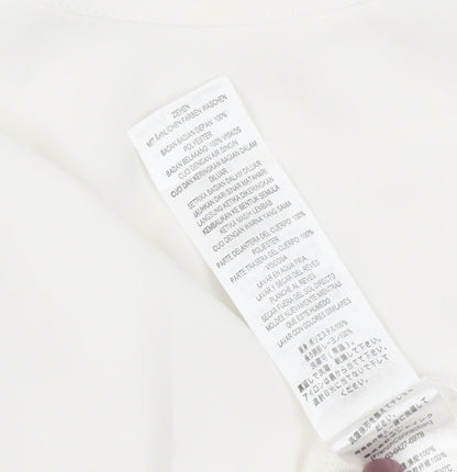 Womens UK Size M French Connection White Basic Tank