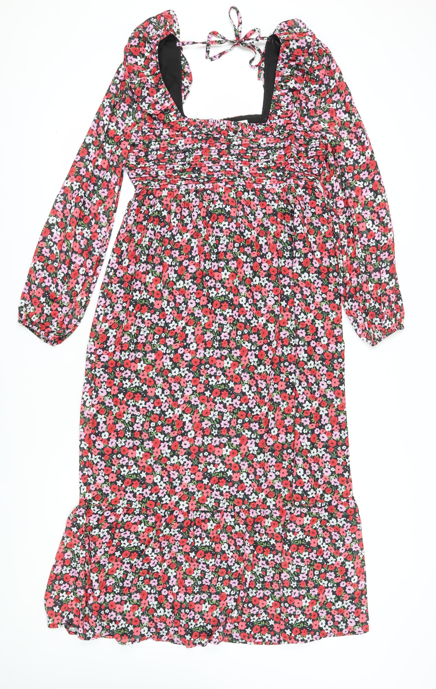 The Frolic Women's Floral Midi A-Line Dress Size 12