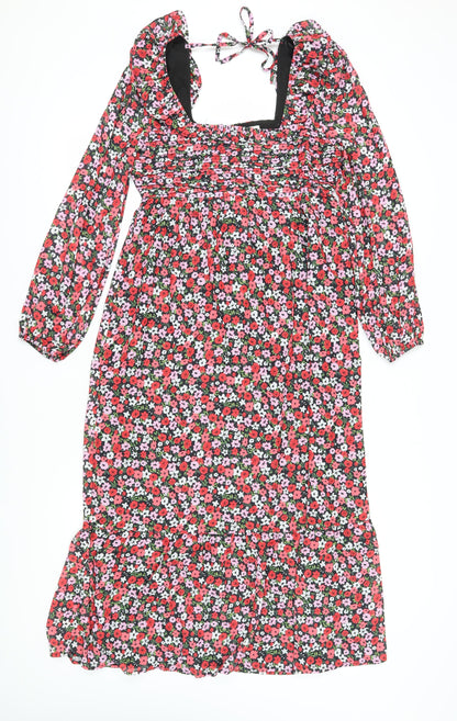 The Frolic Women's Floral Midi A-Line Dress Size 12
