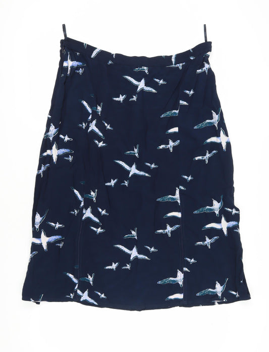 Kaleidoscope Women's Blue Animal Print Skirt Size 24