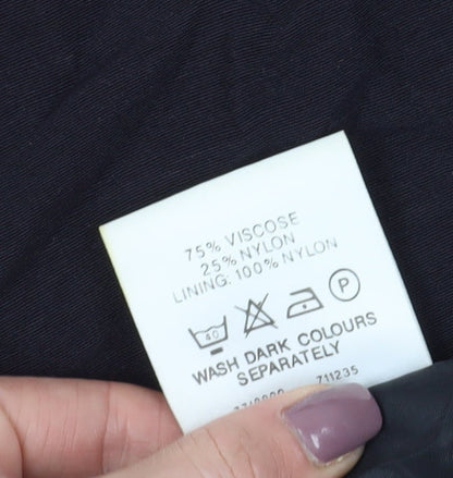 Dorothy Perkins Women's Black Midi Pencil Skirt Size 14