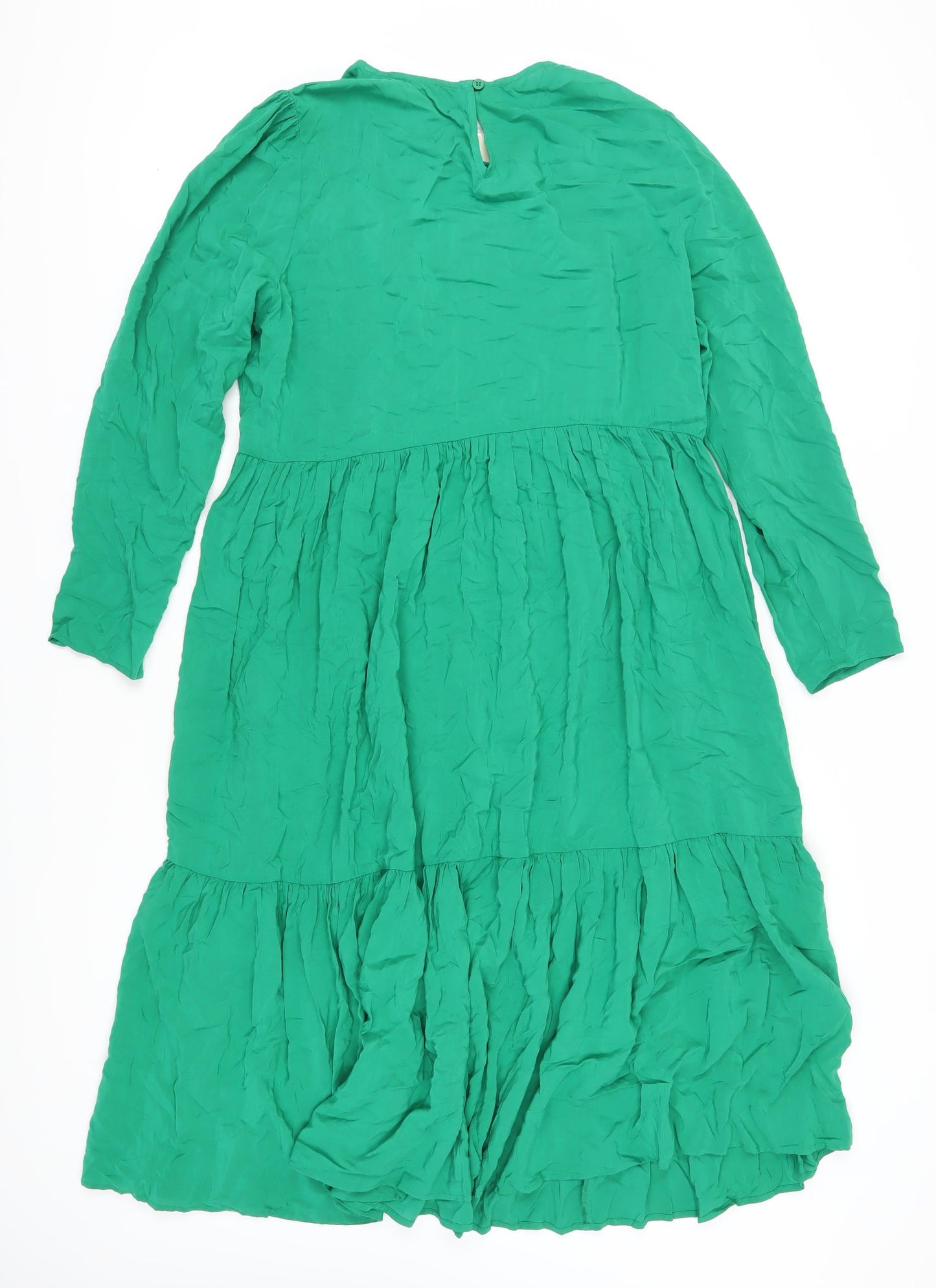 Finery Women's Green Maxi Dress Size 16