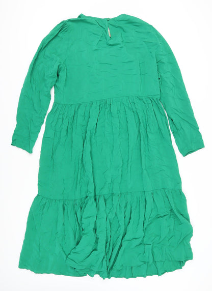 Finery Women's Green Maxi Dress Size 16