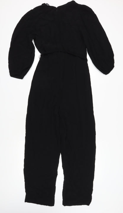 Marks and Spencer Women’s Black Long Sleeve Jumpsuit Size 10