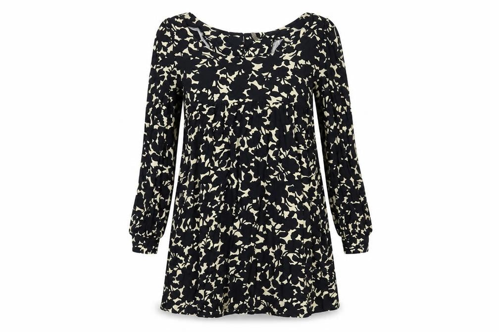 Topshop Women's Black Shift Dress Size 14