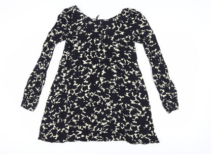 Topshop Women's Black Shift Dress Size 14