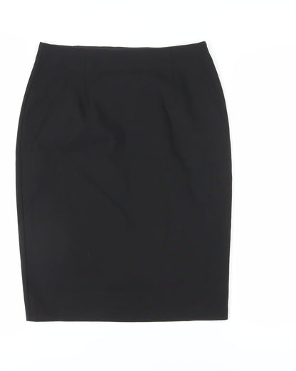 Marks & Spencer Black Teen Pencil Skirt Size 16 Workwear