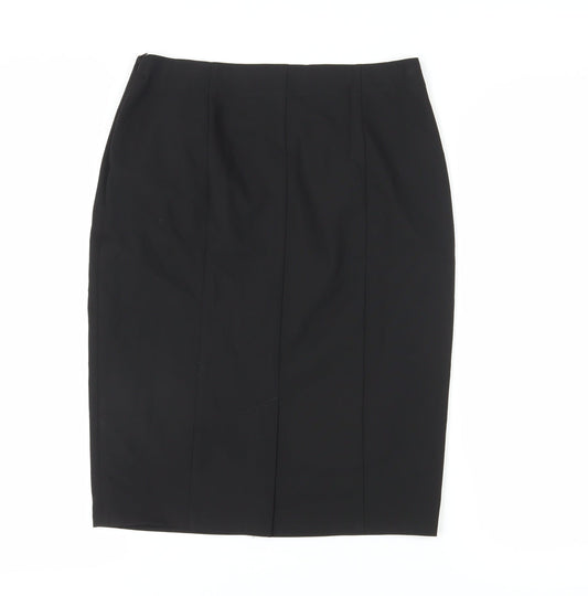 Marks & Spencer Black Teen Pencil Skirt Size 16 Workwear