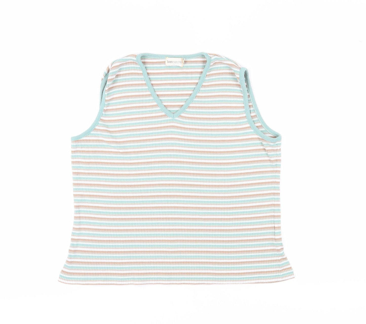 Womens UK Size XL Bonmarché Multicoloured Basic Tank