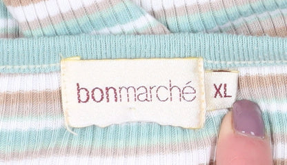 Womens UK Size XL Bonmarché Multicoloured Basic Tank