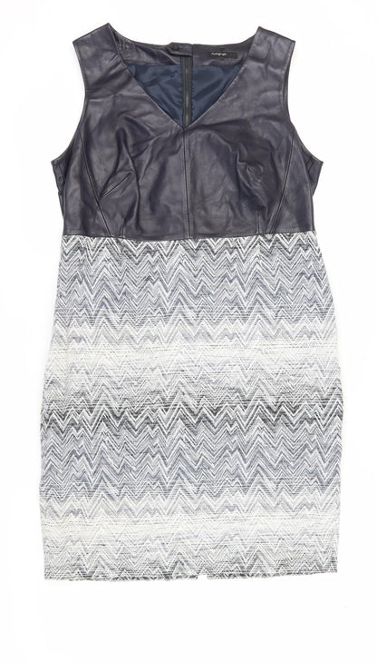 Marks and Spencer Women's Multicoloured Sheath Dress Size 16