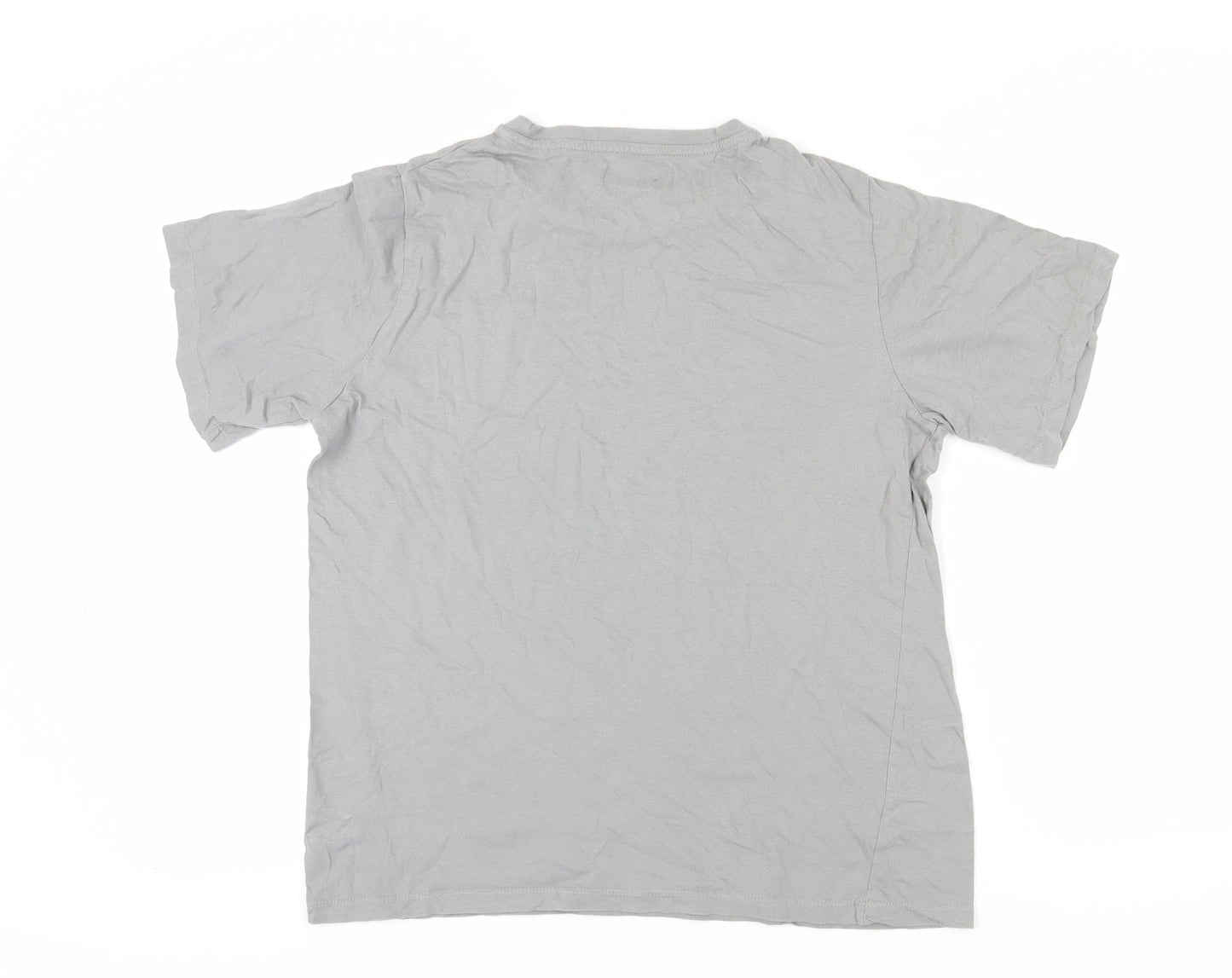 S+S Women's Grey T-Shirt, Size 10, Casual Crew Neck