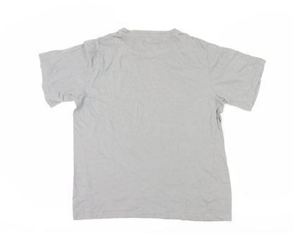 S+S Women's Grey T-Shirt, Size 10, Casual Crew Neck