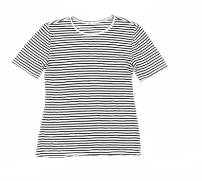 Womens UK Size M Zara Black  T-Shirt