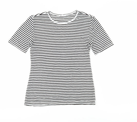 Womens UK Size M Zara Black  T-Shirt