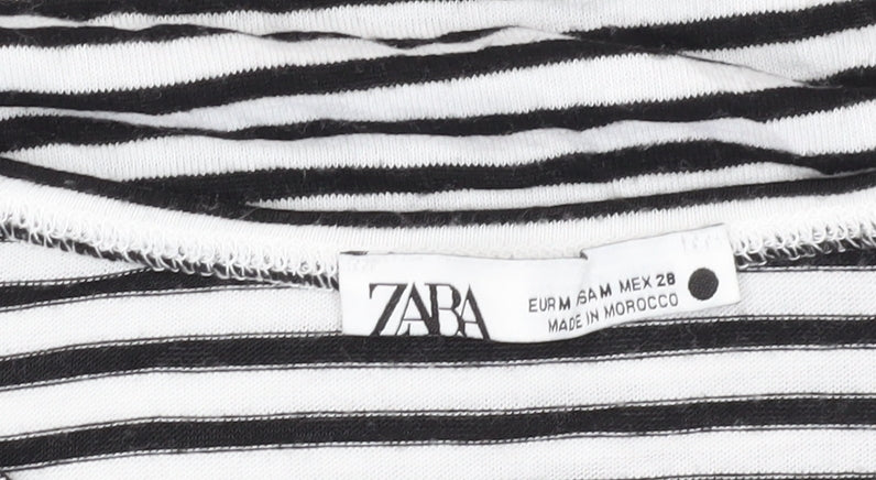 Womens UK Size M Zara Black  T-Shirt